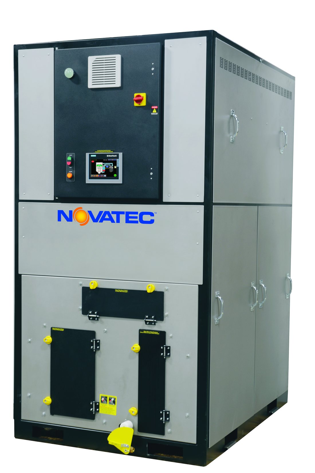 מייבש חומר גלם של Novatec