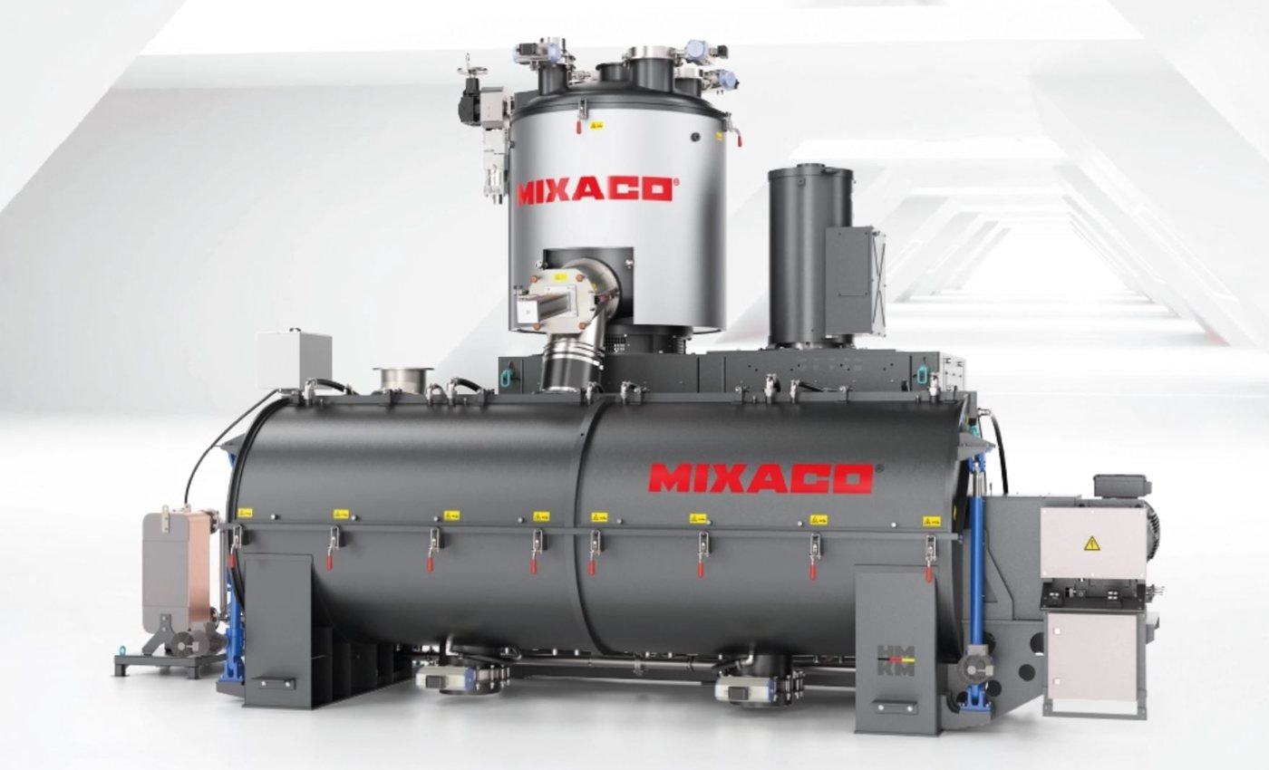מיקסר חם וקר של Mixaco, יחידה אנכית מעל מקרר אופקי